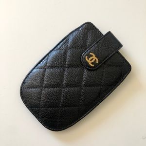 Authentic Chanel Card/Phone Holder